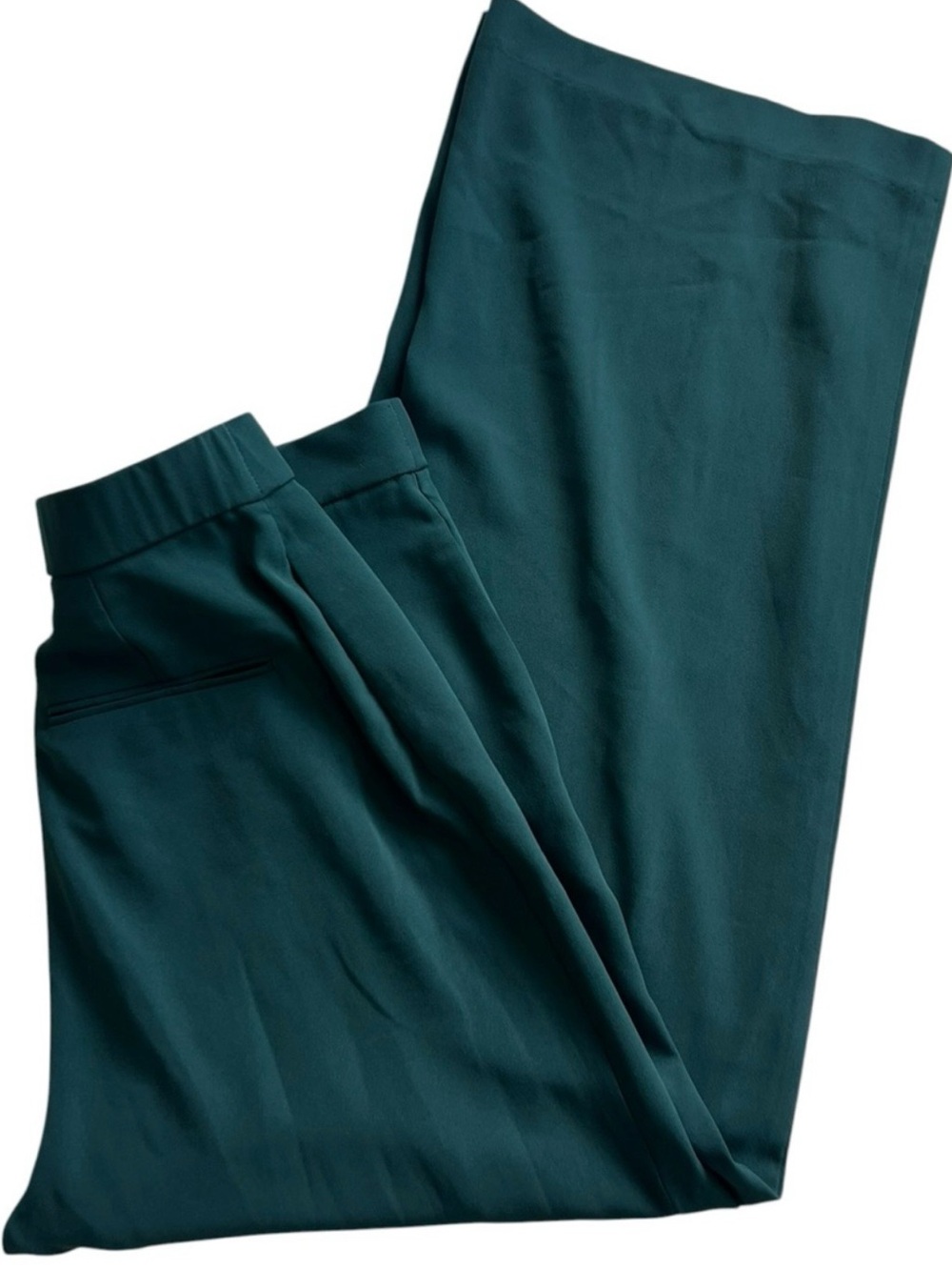 UNIQLO Wide-Leg Trousers Dark Green Size 4